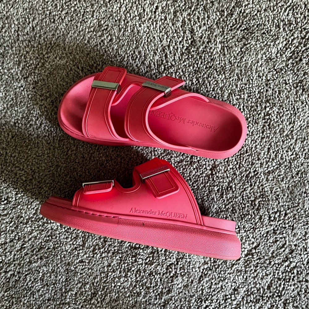 Alexander Mcqueen Platform Slides - image 1